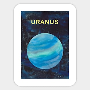 Uranus Poster Sticker